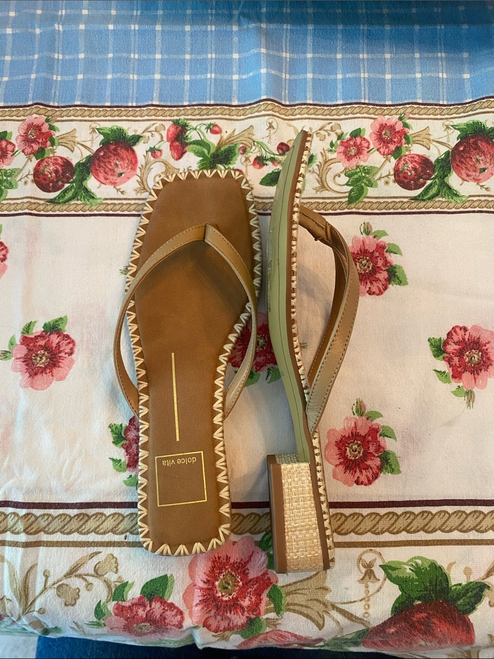 Dolce Vita Barty Light Tan Leather Sandals